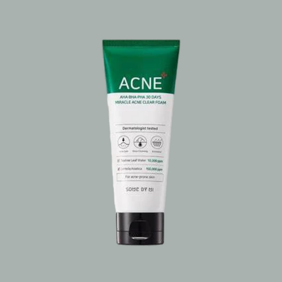 SOME BY MI - AHA,BHA,PHA 30 Days Miracle Acne Clear Foam